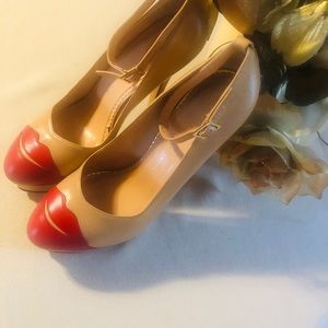 Charlotte Olympia Kiss Me Dolores Nude Shoes